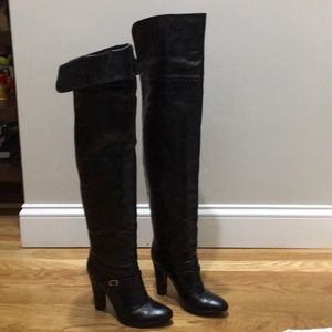 Pull on over the knee boots